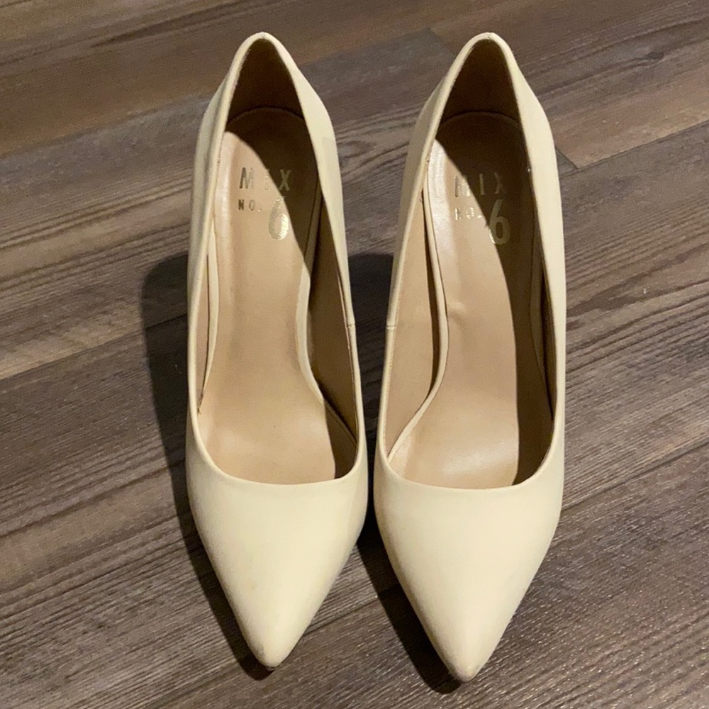 Cream colored heels
